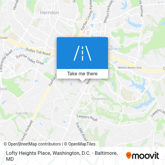 Mapa de Lofty Heights Place