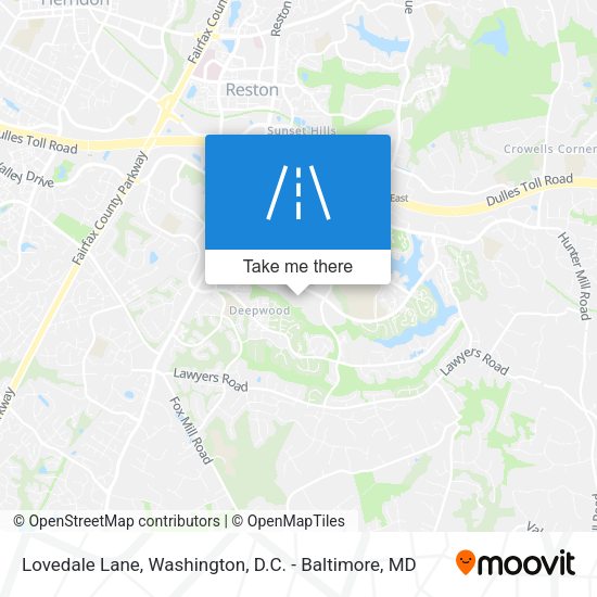 Mapa de Lovedale Lane