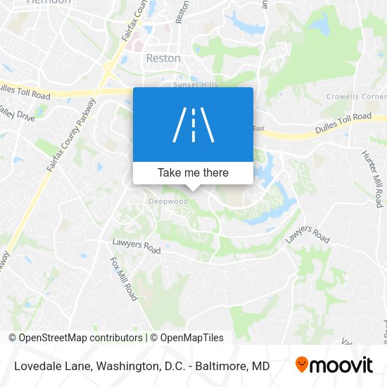 Lovedale Lane map