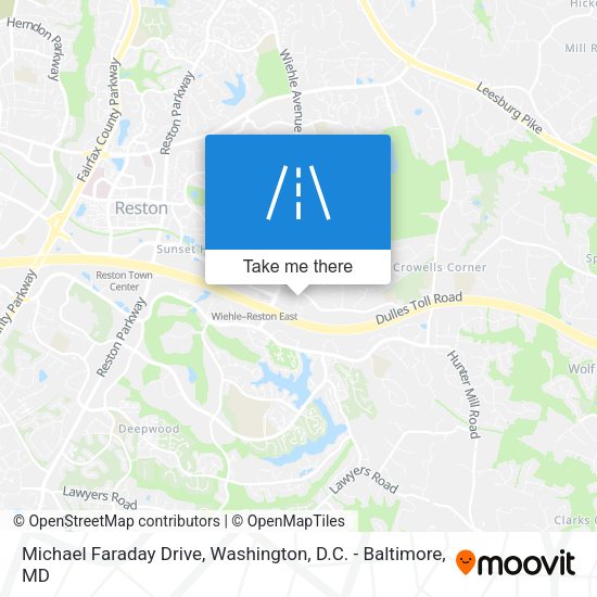 Michael Faraday Drive map