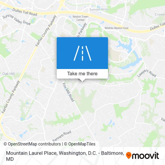 Mapa de Mountain Laurel Place