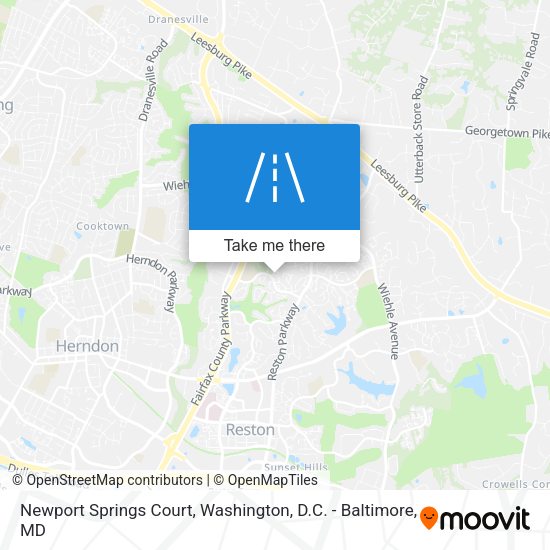 Newport Springs Court map