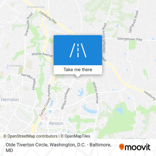 Mapa de Olde Tiverton Circle