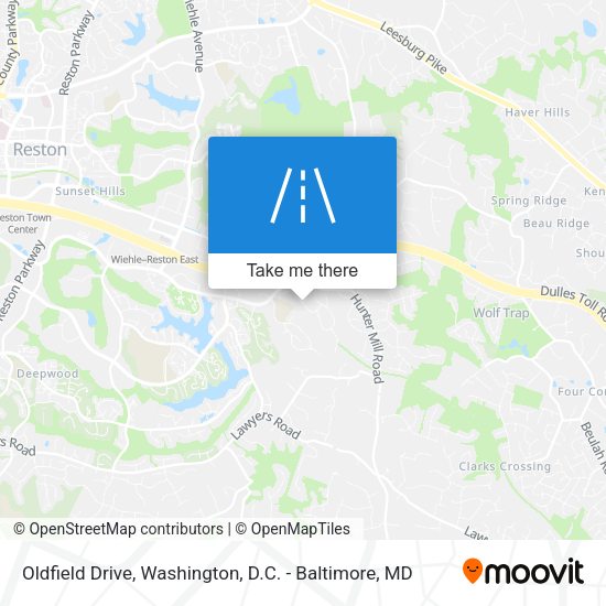 Oldfield Drive map