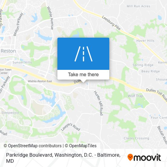 Mapa de Parkridge Boulevard