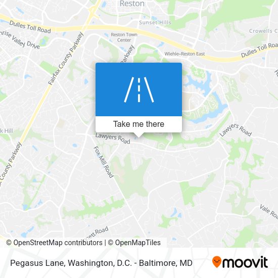 Pegasus Lane map