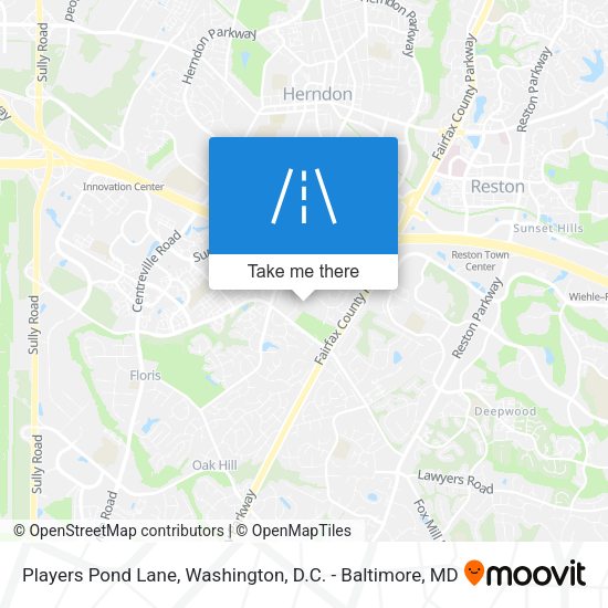 Mapa de Players Pond Lane