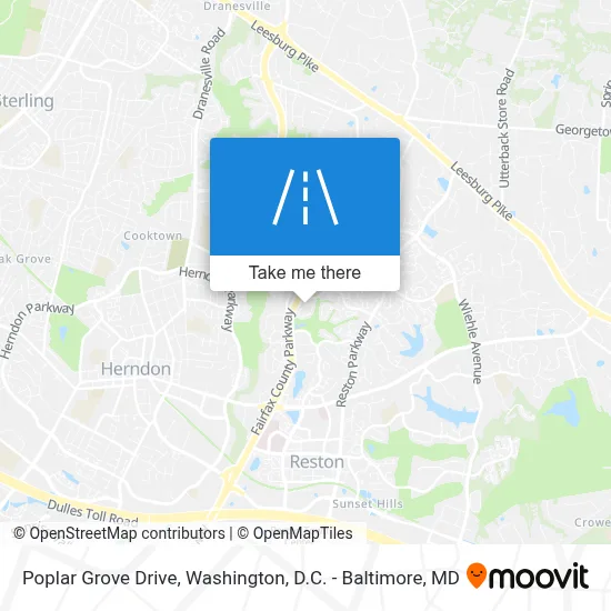 Poplar Grove Drive map