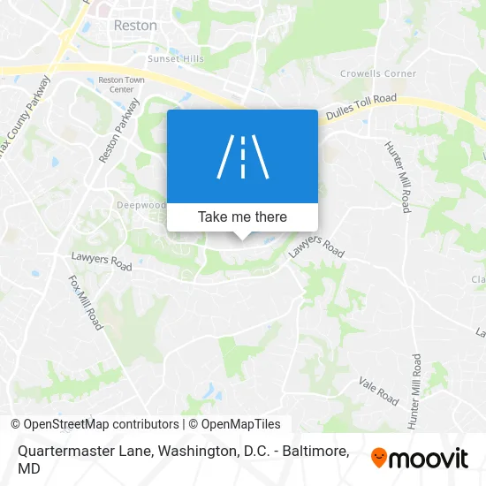 Quartermaster Lane map