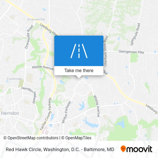 Red Hawk Circle map