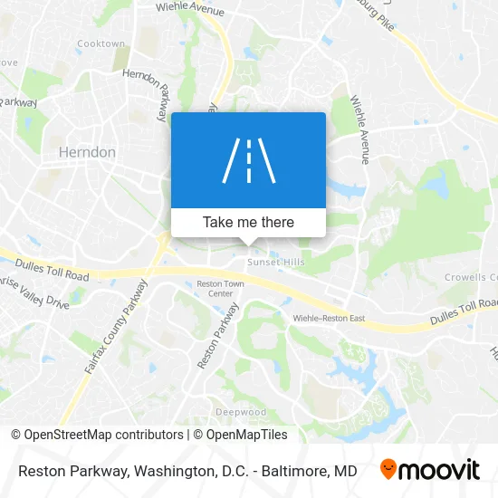 Reston Parkway map