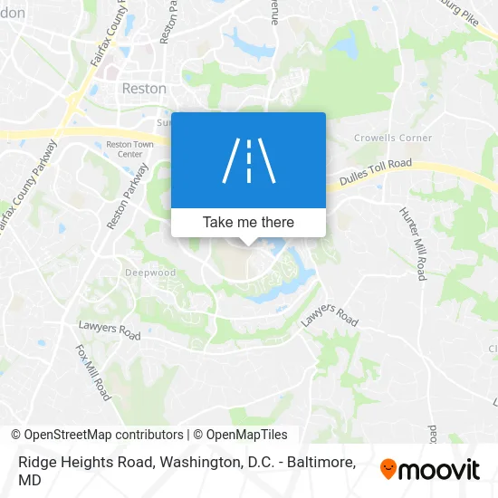 Ridge Heights Road map