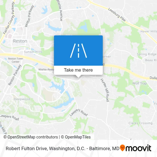 Robert Fulton Drive map