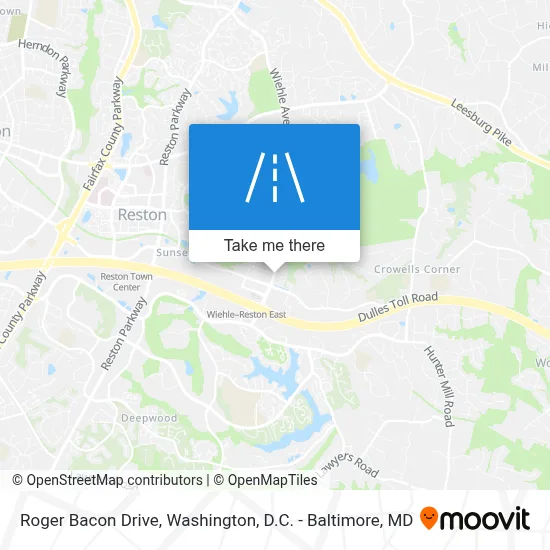 Roger Bacon Drive map