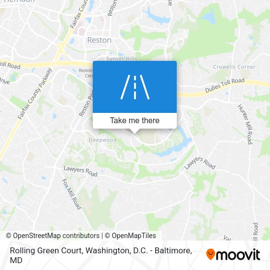 Rolling Green Court map
