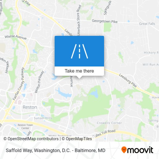 Saffold Way map