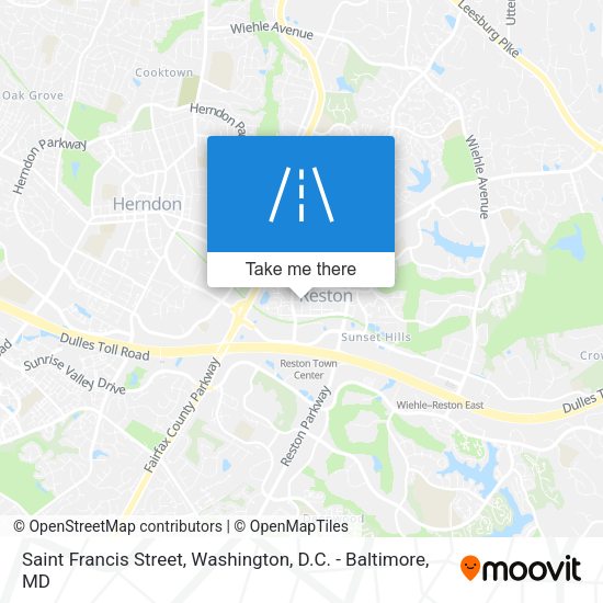 Saint Francis Street map