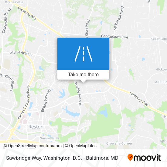 Mapa de Sawbridge Way
