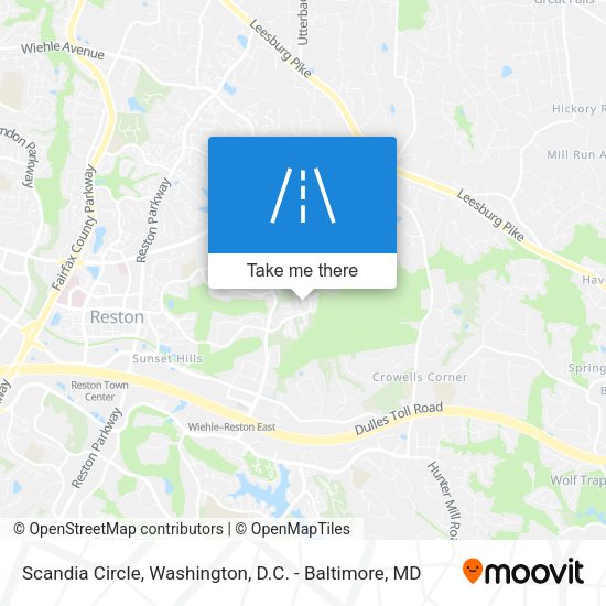 Scandia Circle map