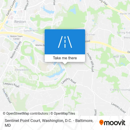 Sentinel Point Court map