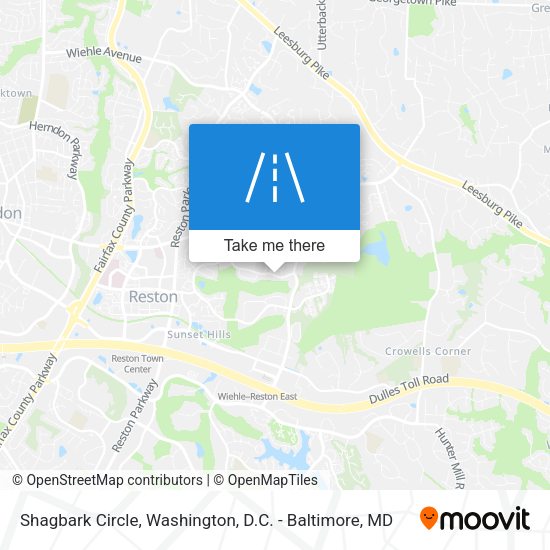 Shagbark Circle map