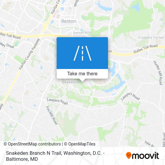 Mapa de Snakeden Branch N Trail