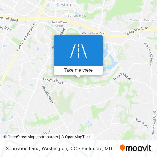 Sourwood Lane map