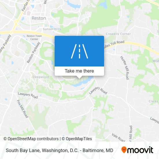 Mapa de South Bay Lane