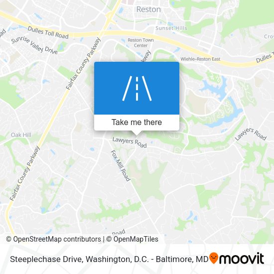 Steeplechase Drive map
