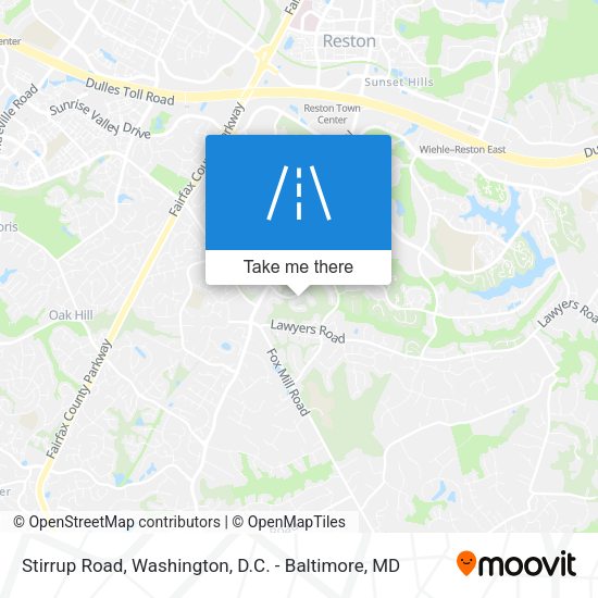 Stirrup Road map