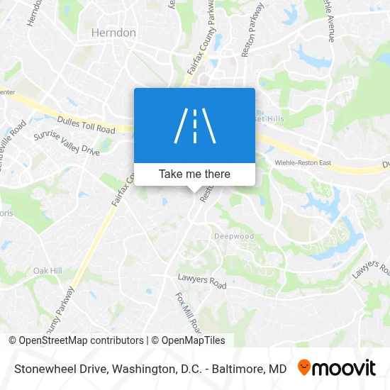 Stonewheel Drive map