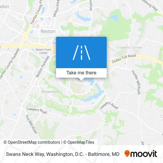Swans Neck Way map