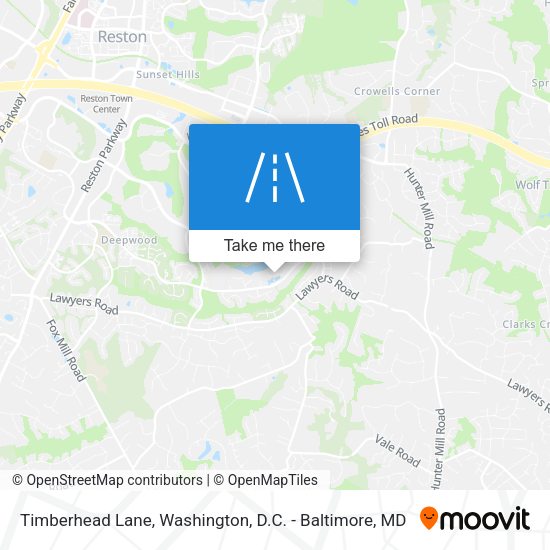 Timberhead Lane map