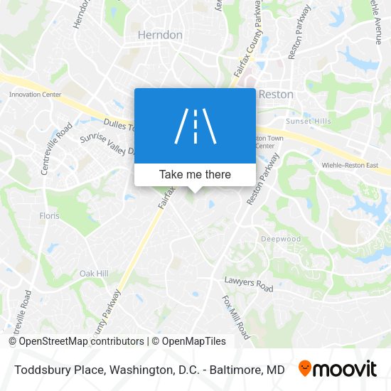 Toddsbury Place map