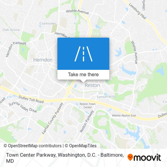 Mapa de Town Center Parkway