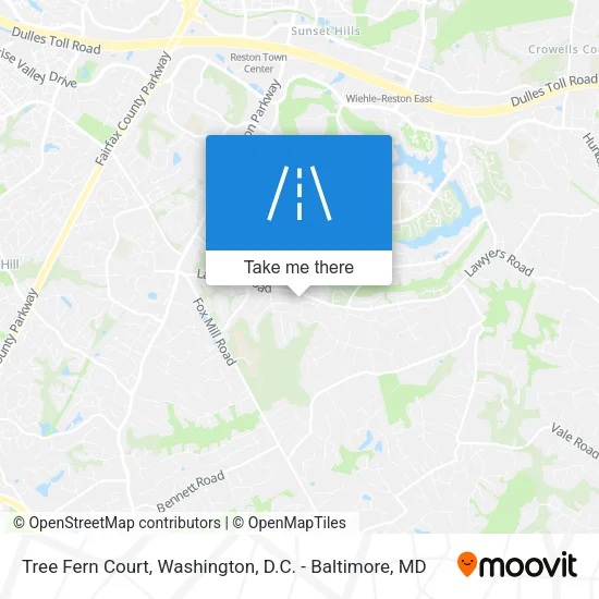 Tree Fern Court map