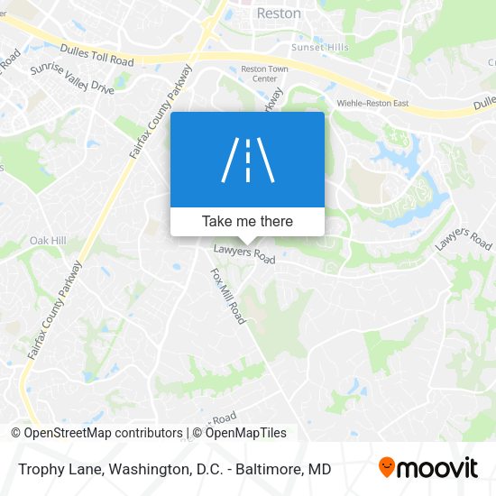 Trophy Lane map