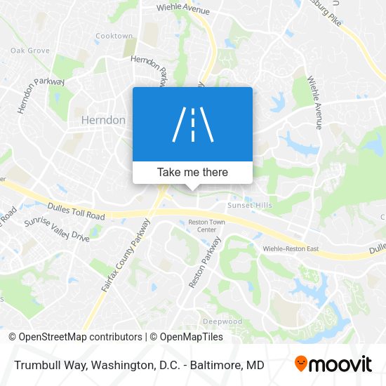 Mapa de Trumbull Way