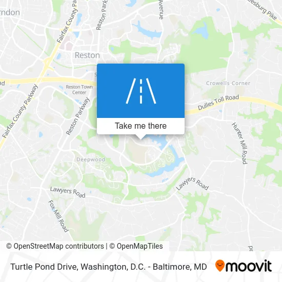 Turtle Pond Drive map