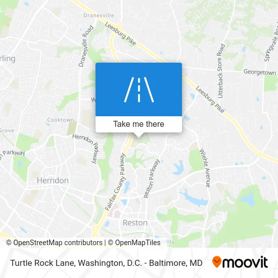 Turtle Rock Lane map