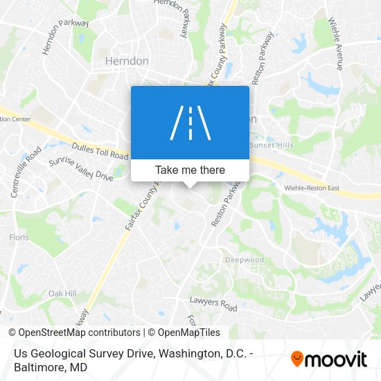 Us Geological Survey Drive map