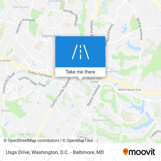 Usgs Drive map