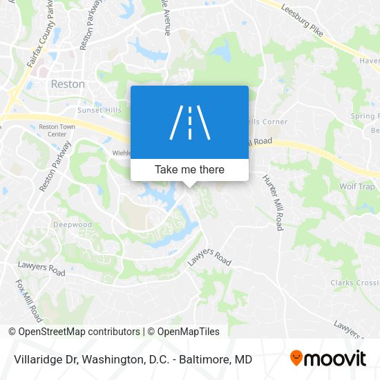 Villaridge Dr map
