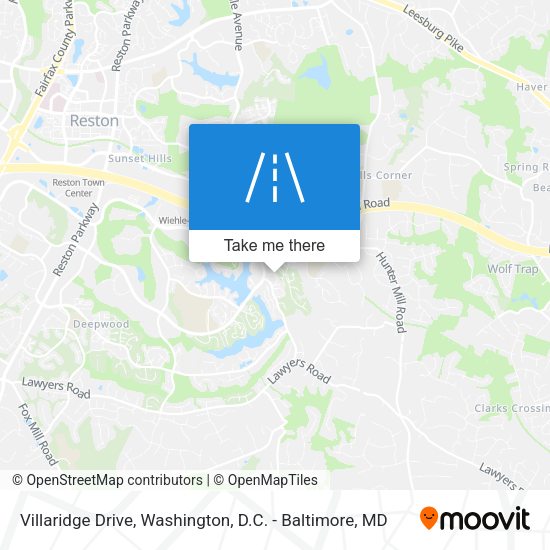 Mapa de Villaridge Drive