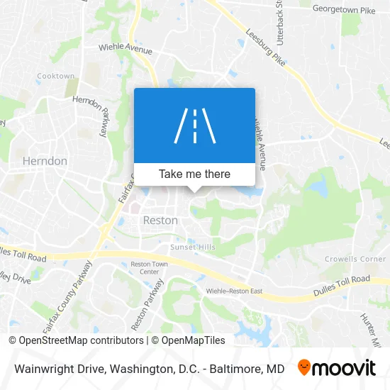 Wainwright Drive map