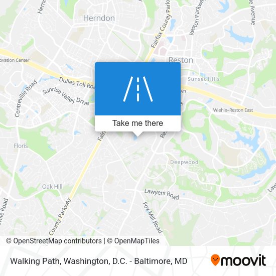 Walking Path map