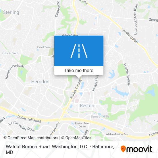 Mapa de Walnut Branch Road