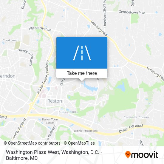 Washington Plaza West map