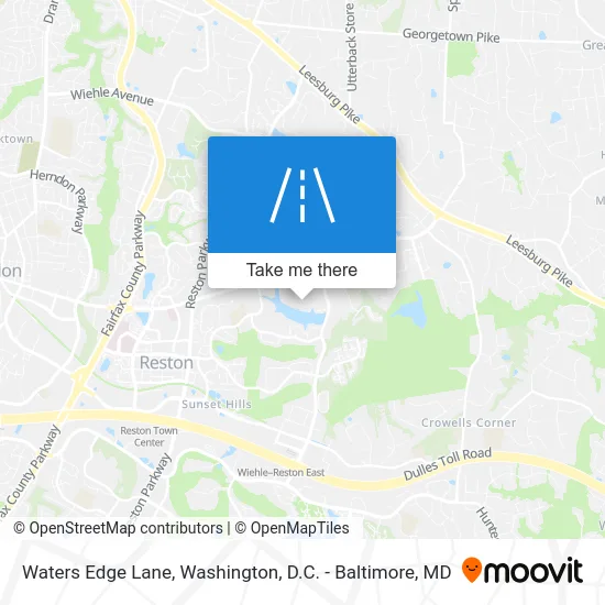 Waters Edge Lane map