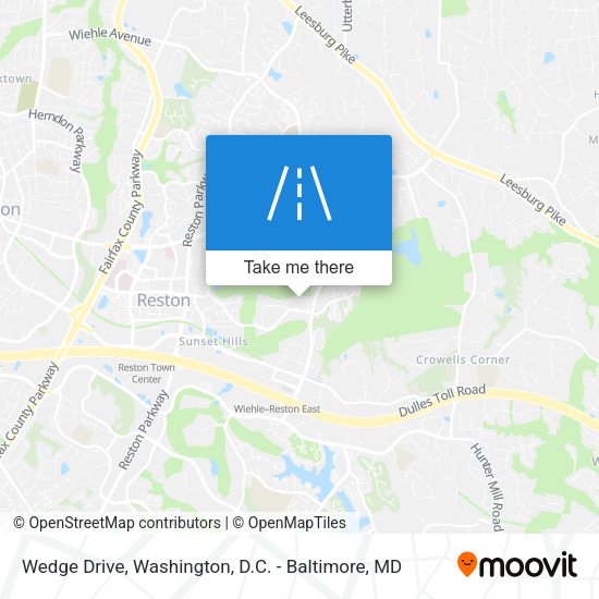 Wedge Drive map